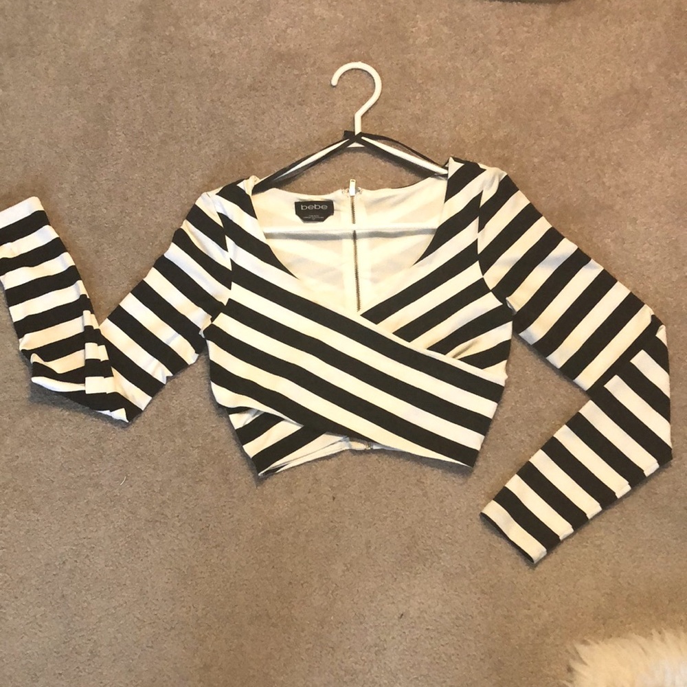BeBe Wrap Crop Top